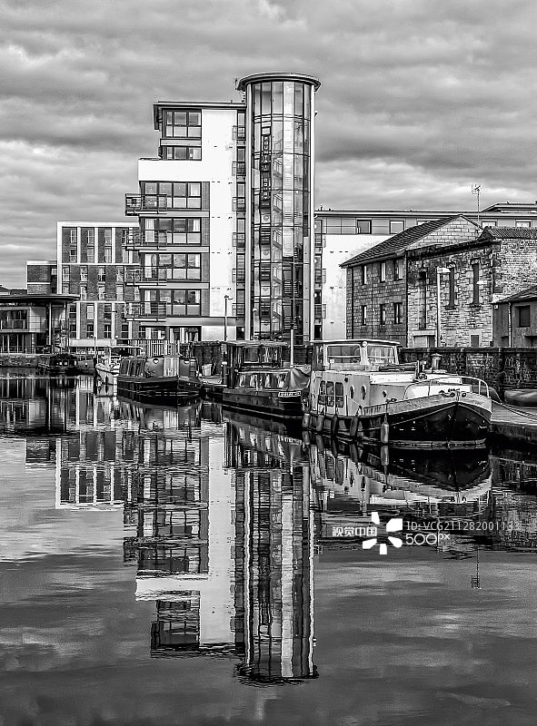 联盟运河倒影2图片素材