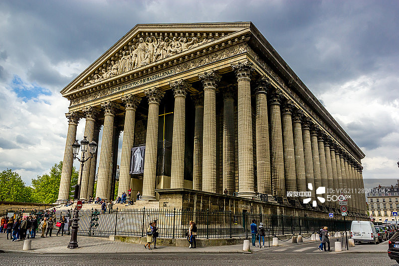 巴黎玛德莱娜图片素材