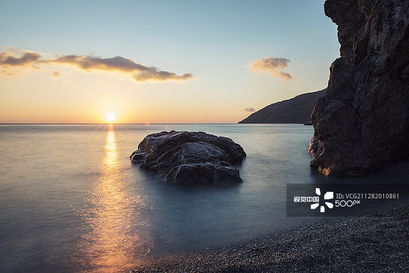 卡尔帕索斯岛海滩图片素材