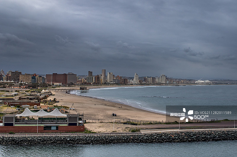 德班雨景图片素材
