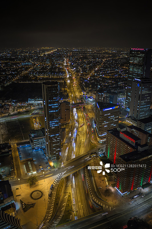 波哥大夜景图片素材