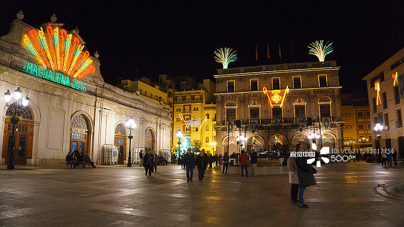 市政厅广场人群图片素材