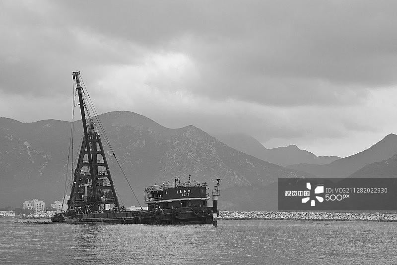 中国香港大澳渔村图片素材