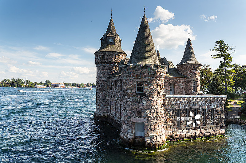 圣劳伦斯河上的博尔特城堡图片素材