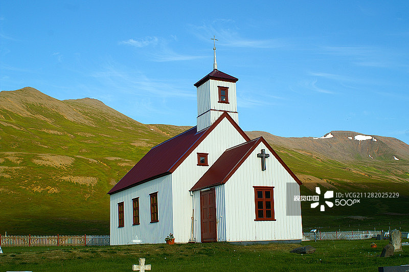 冰岛的索尔克湖图片素材