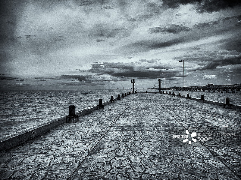 道路尽头图片素材