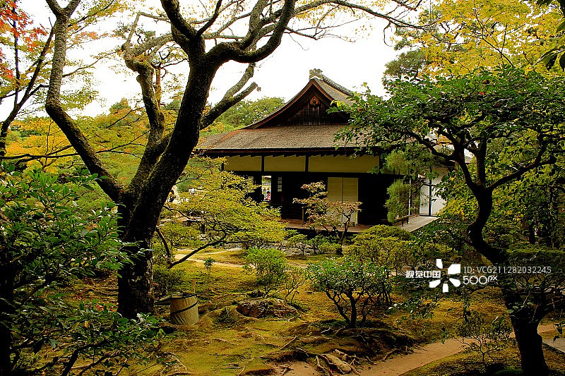 银阁寺图片素材