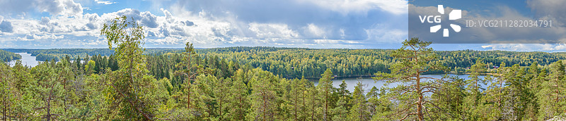 努克西奥国家公园的芬兰景观图片素材