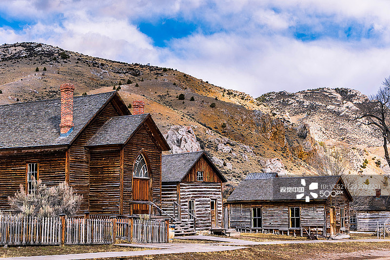 班纳克，蒙大拿州图片素材