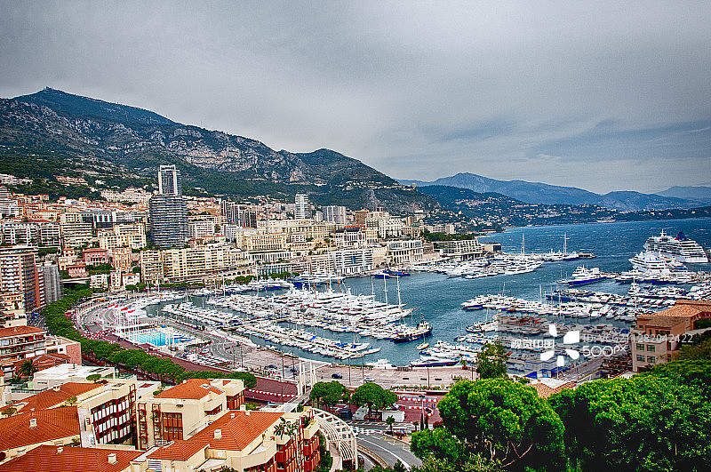 蒙特卡洛港口 2图片素材