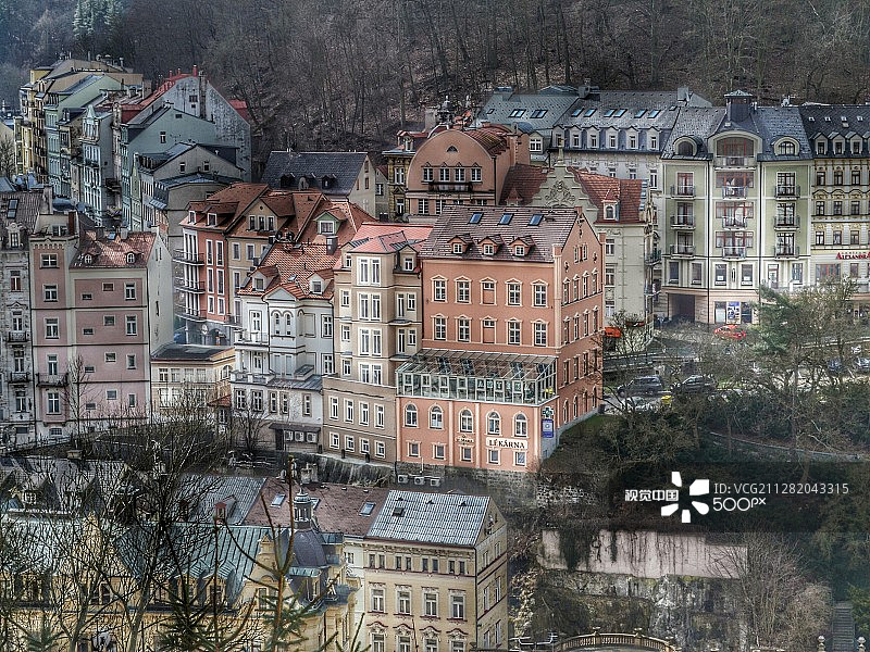 卡罗维发利城市风光图片素材