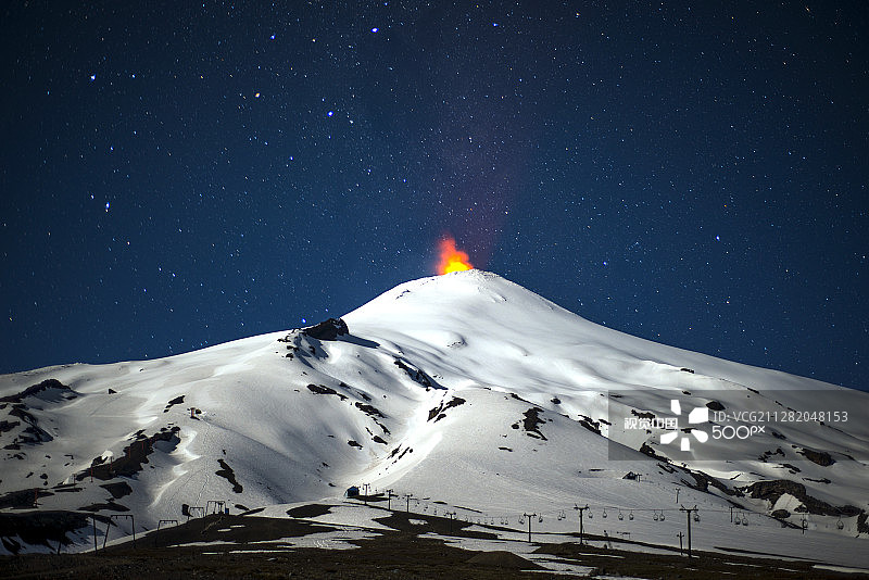 比亚里卡火山图片素材