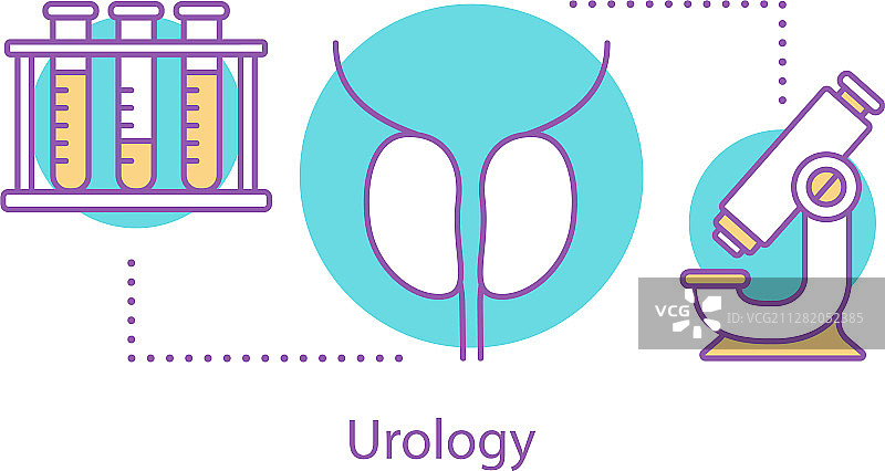泌尿科概念图标图片素材