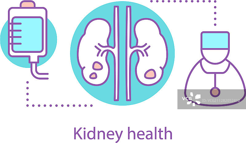 泌尿科概念图标图片素材
