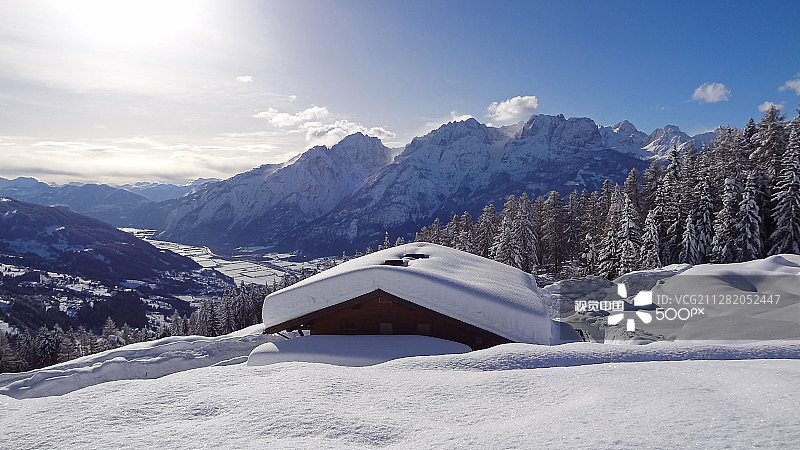 利恩茨雪屋图片素材