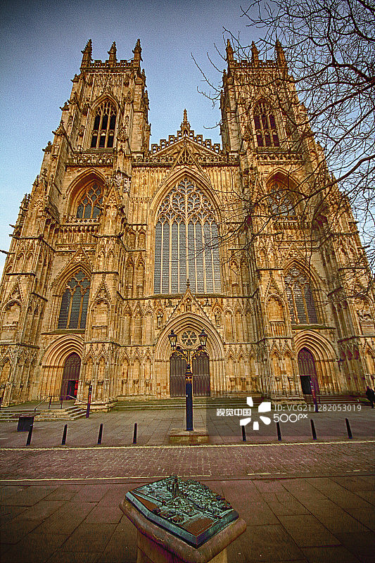 约克大教堂西端图片素材