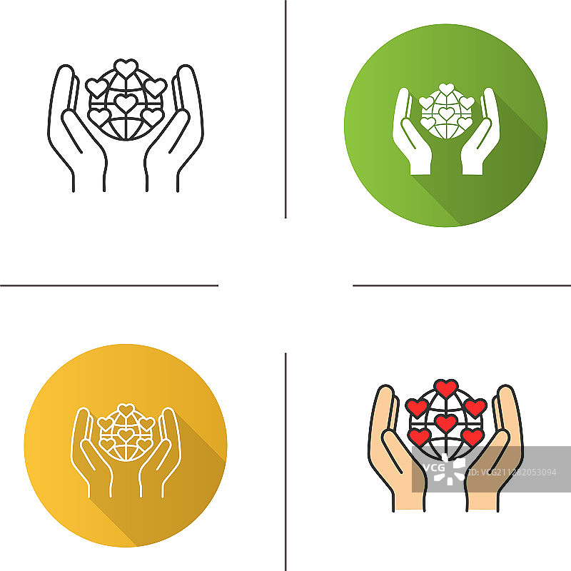 国际慈善图标图片素材