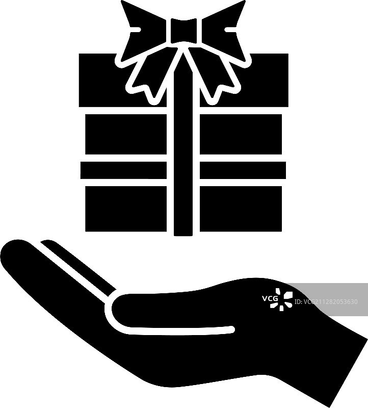 礼品字形图标图片素材