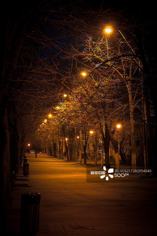 加拉茨的夜景灯光图片素材