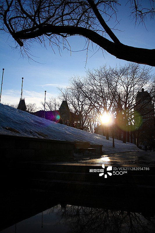 加拿大魁北克图片素材