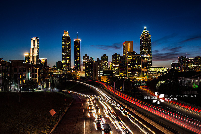 亚特兰大天际线图片素材