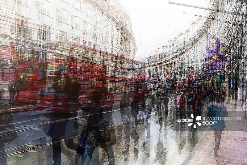 伦敦摄政街图片素材