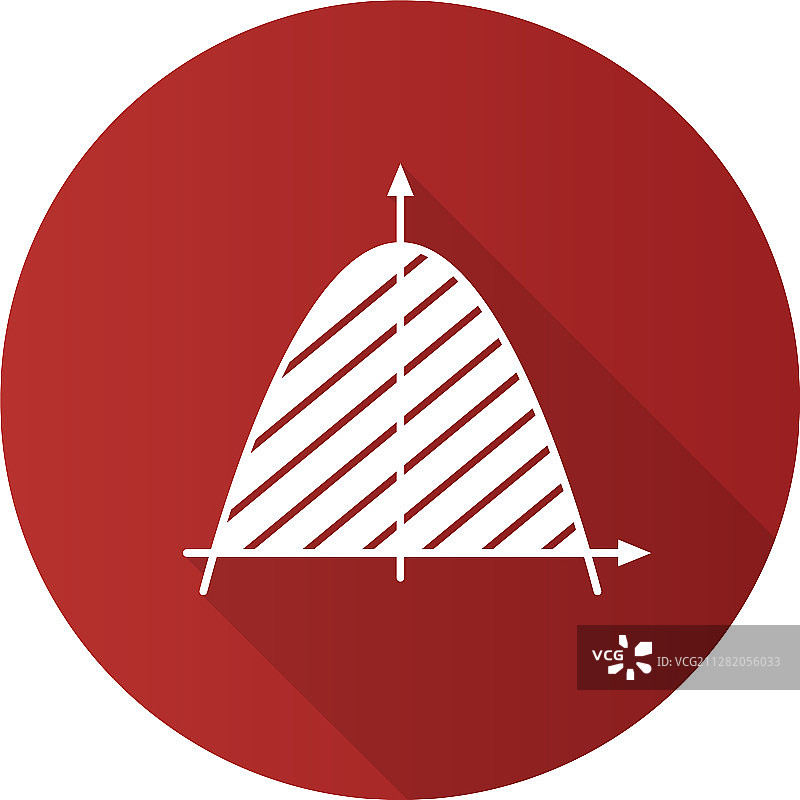 坐标系扁平风格长阴影标志图片素材