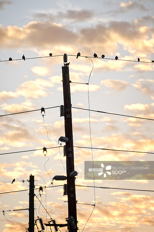 休斯顿日落图片素材