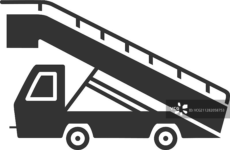 楼梯卡车标志符号图片素材