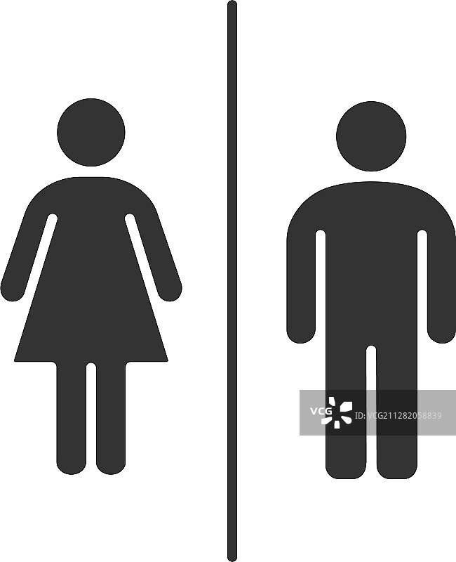 公共卫生间信息标志字形图标图片素材