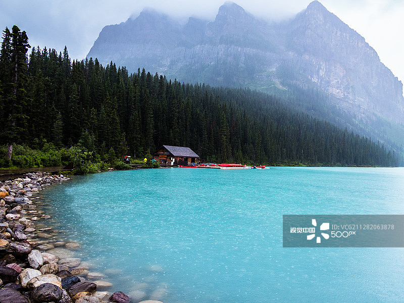 露易丝湖图片素材