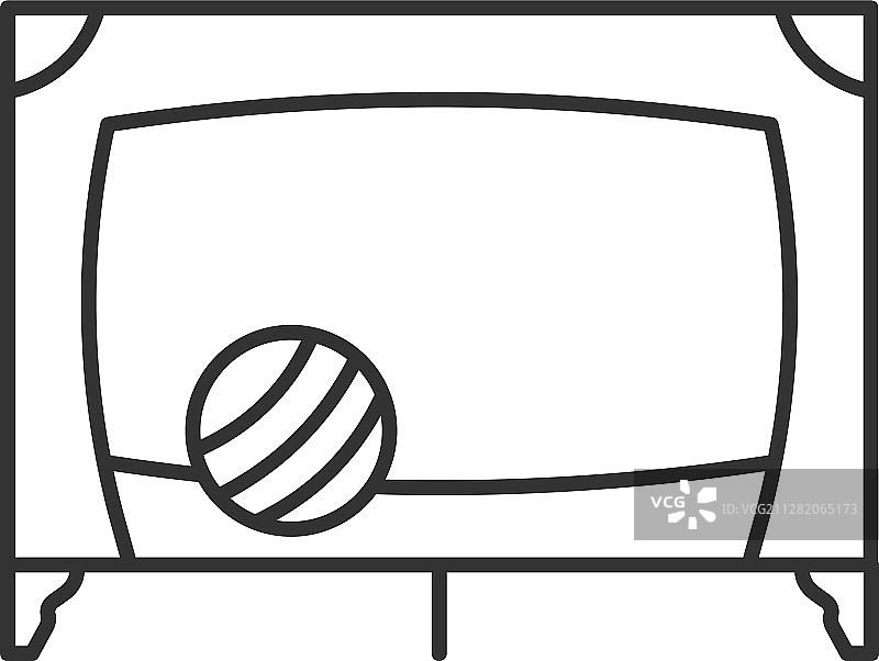 游戏围栏线性图标图片素材