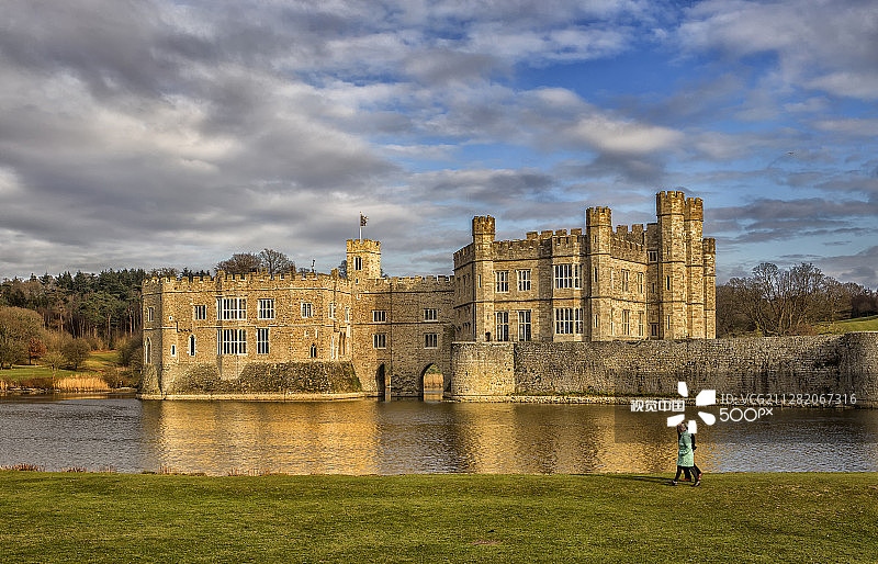 利兹城堡图片素材