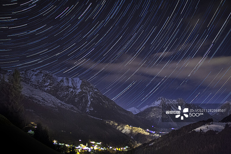 博尔米奥之夜图片素材