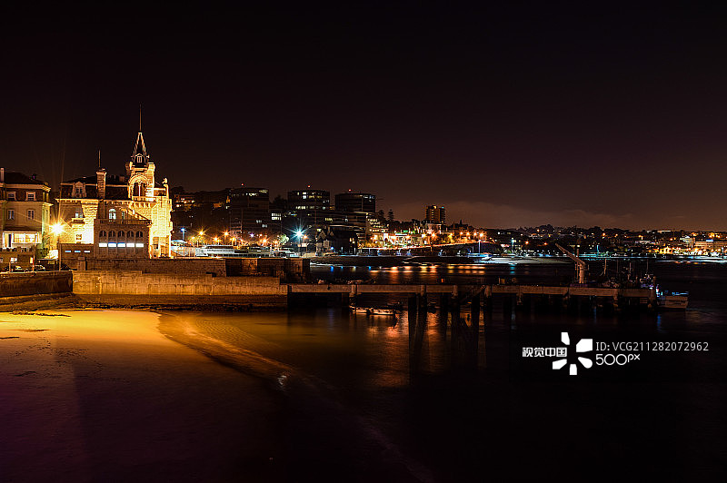 卡斯凯什夜景图片素材