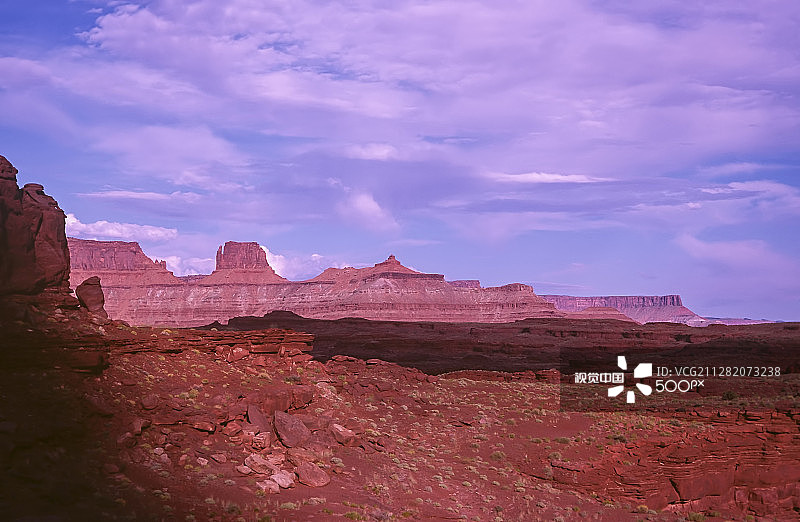 犹他州鲍威尔湖区域风光图片素材