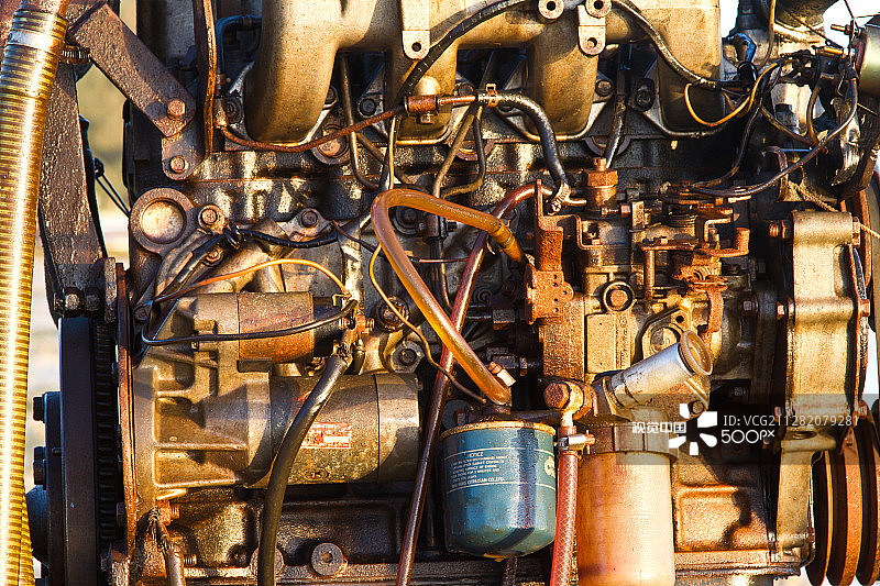 泰国长尾船马达图片素材