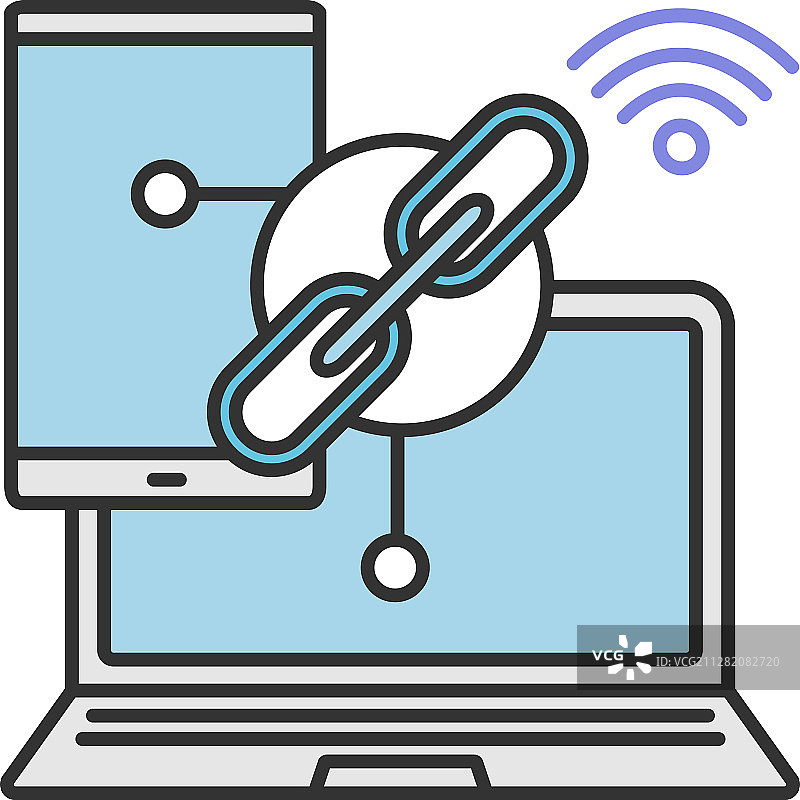 链接分享彩色图标图片素材