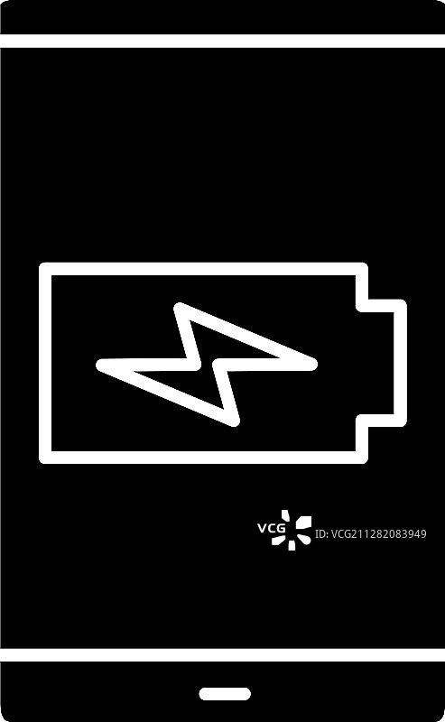 智能手机电池充电图标图片素材