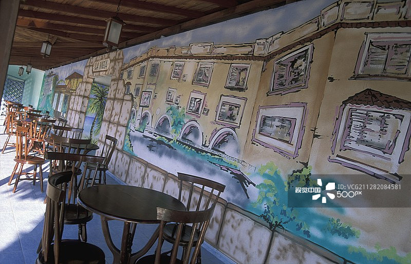 古巴巴拉德罗海滩风光图片素材