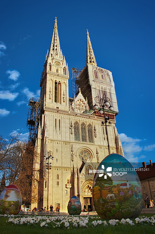复活节的萨格勒布图片素材