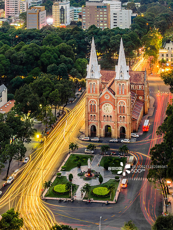 越南胡志明市图片素材