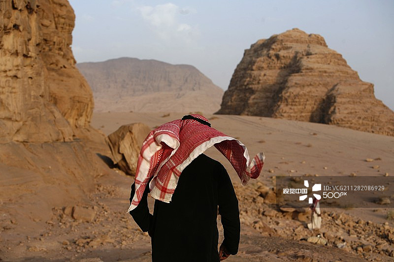 亚洲中东约旦瓦迪拉姆图片素材