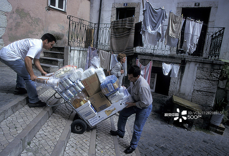 欧洲葡萄牙里斯本阿尔法玛图片素材