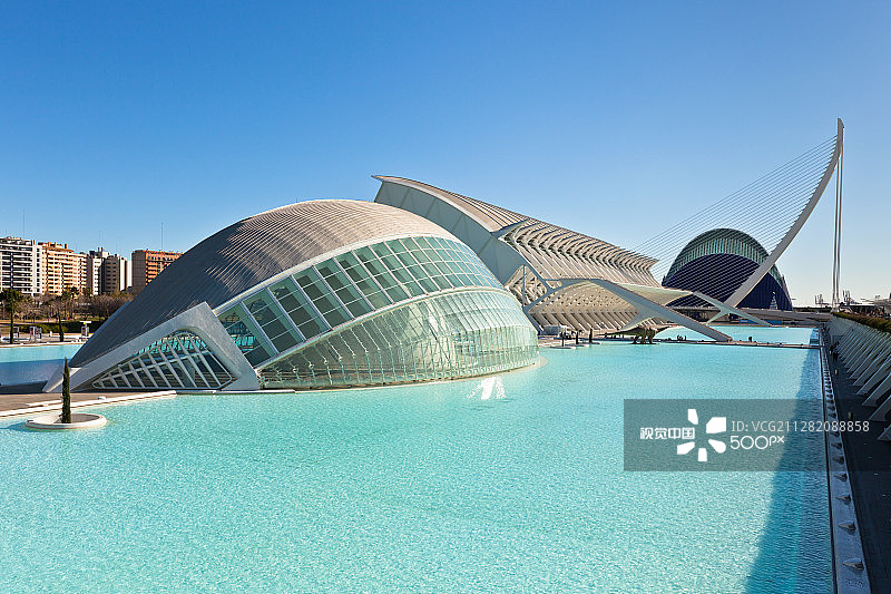 瓦伦西亚艺术科学城海洋馆图片素材