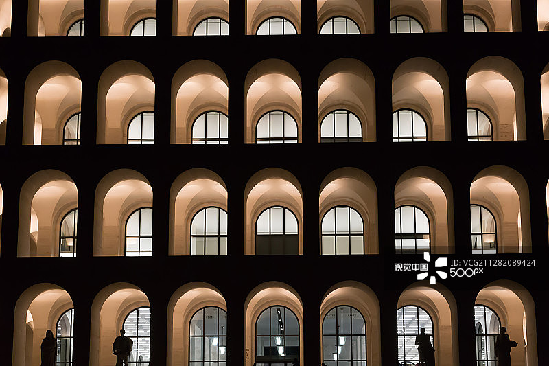 方形斗兽场图片素材