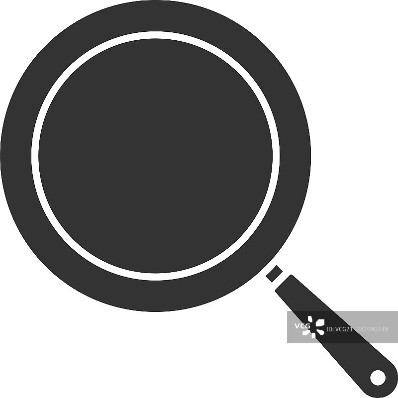 煎锅字形图标图片素材