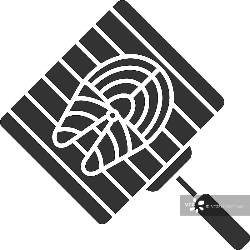 手持烤三文鱼图标图片素材