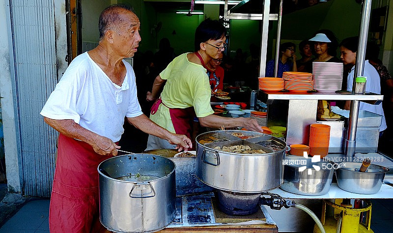 超快餐，马来西亚槟城乔治市图片素材