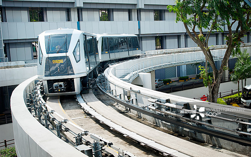 樟宜机场空中列车图片素材